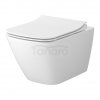 CERSANIT SET C200: MISKA ZAWIESZANA CITY PRO SQUARE VORTEX Z DESKĄ DUROPLASTOWĄ SLIM S701-884